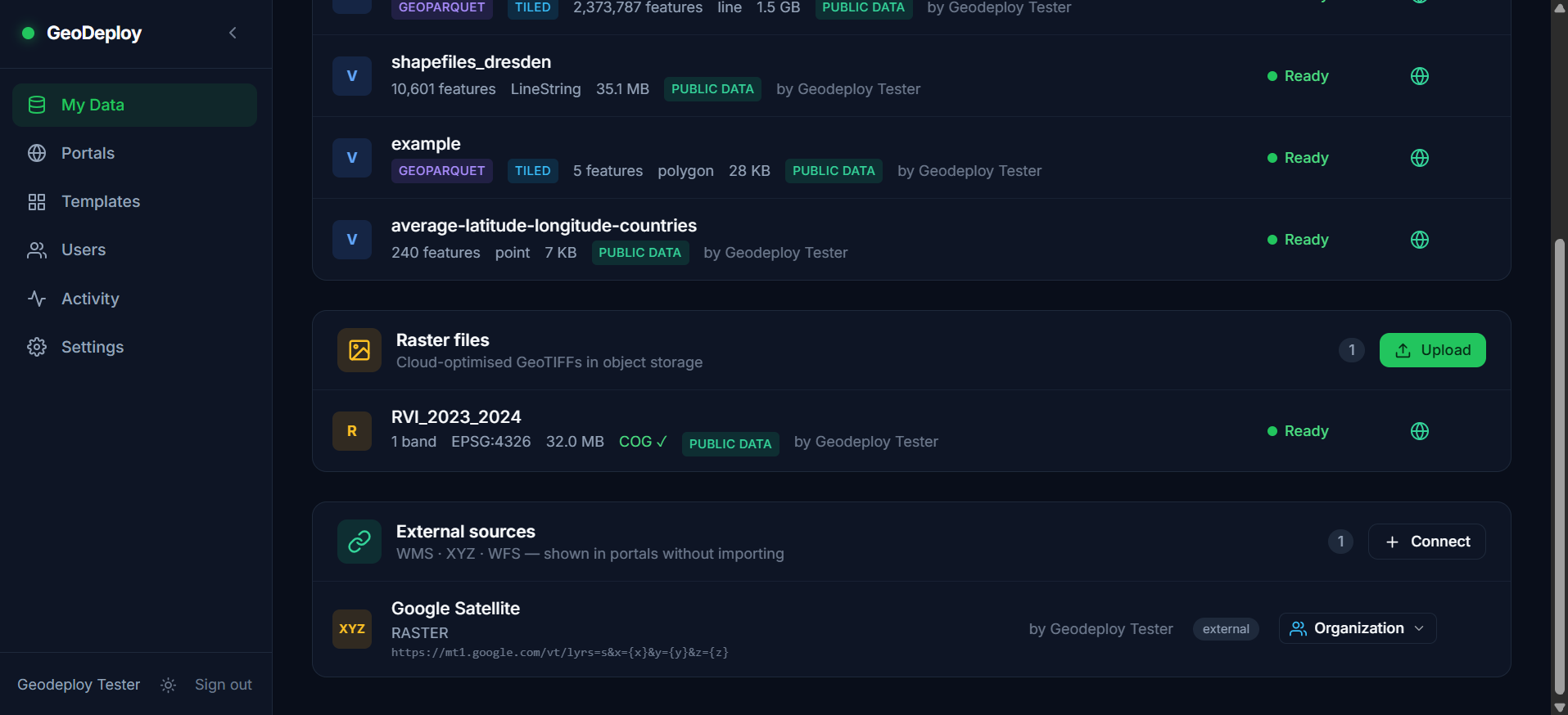 Layer metadata