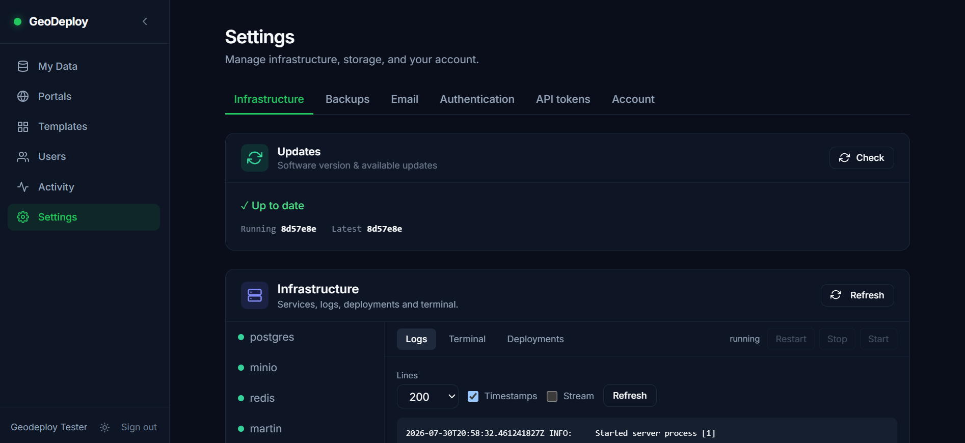 Updates